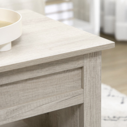 HOMCOM Lift Top Coffee Table w/ Hidden Storage Compartment Open Shelves Lift Tabletop Pop Up Centre Table for Living Room Oak Effect - thumbnail 9