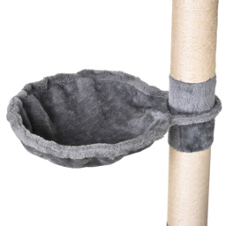 PawHut Cat Tree Condo Tower, Multi-level Activity Stand for Kittens, 150CM Height with Toys & Scratching Posts - Aosom UK - thumbnail 7