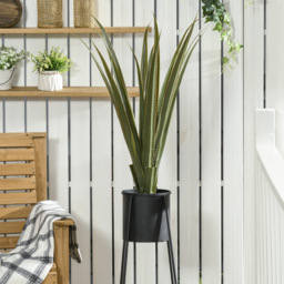 HOMCOM Verdant Vignette: Artificial Agave Succulent Plant, Faux Greenery for Indoor/Outdoor Decor, 15x15x90cm, Green - Aosom UK - thumbnail 2