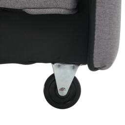 Multifunctional Folding Sofa Bed with Adjustable Backrest and 2 Cushions, Daybed Ideal for Small Homes, 127L x 75-180W x 94H cm, Dark Grey - Aosom UK - thumbnail 8