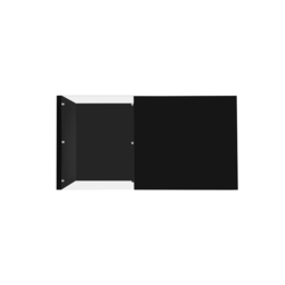 Gloss Coffee Table in Black with 16-color LED Lights, Coffee Table with Storage, Modern Coffee Table with High Gloss Finish - Aosom UK - thumbnail 9