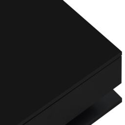 Gloss Coffee Table in Black with 16-color LED Lights, Coffee Table with Storage, Modern Coffee Table with High Gloss Finish - Aosom UK - thumbnail 7