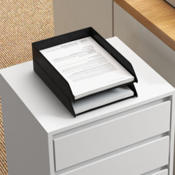 HOMCOM Four-Drawer Office Filing Cabinet, with Wheels - White - thumbnail 7