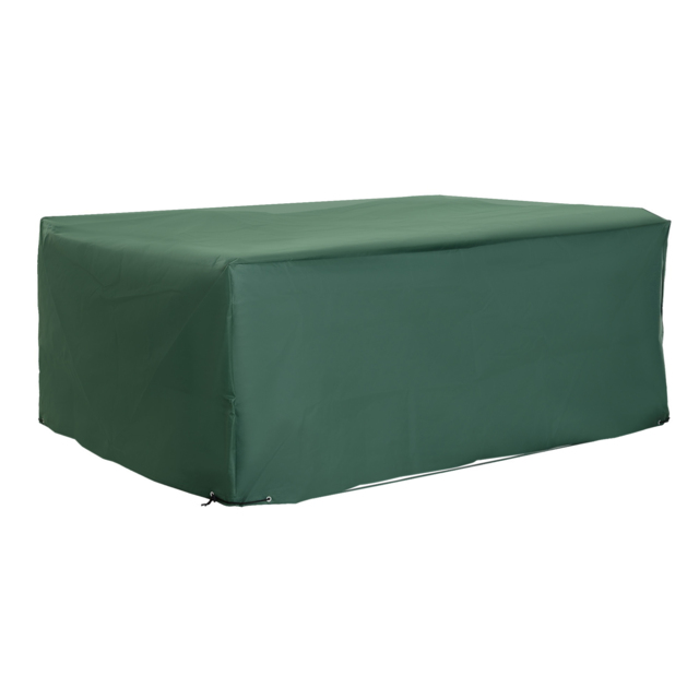Outsunny Garden Furniture Cover, 600D Oxford Patio Set Protection, Waterproof Anti-UV, 245 x 165 x 55cm, Green - Aosom UK - image 1