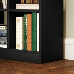 HOMCOM Tall Bookshelf with Drawer, Freestanding Bookcase for Bedroom, Living Room, Home Office, Black - thumbnail 9