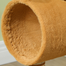 PawHut 98cm Deer Themed Cat Tree with Scratching Posts, Toy Ball, Tunnel, Brown - Aosom UK - thumbnail 7