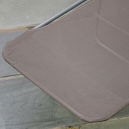Outsunny Garden Lounger: Adjustable Recliner Sun Bed with Coffee-Toned Finish for Outdoor Relaxation - Aosom UK - thumbnail 8