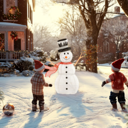 Outsunny 3FT Lighted Christmas Snowman, Waterproof Light up Yard Xmas Decor with 78 Warm-White LED Lights for Indoor Outdoor Garden, White - Aosom UK - thumbnail 9