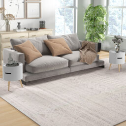 HOMCOM Nested Coffee Tables: 3-Tier Round Set with Hidden Storage & Detachable Tray, Chic White - Aosom UK - thumbnail 2