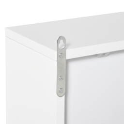 HOMCOM Bathroom Wall Cabinet with Mirror, 1 Internal Adjustable Shelf, Cushioned Door without Noise, for Mirrored Vanity, Bedroom, White - Aosom UK - thumbnail 7