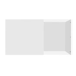 High-Gloss Coffee Table with Glass Top and LED Lights, Sofa Table with Practical Storage for Living Room, 105L x 55W x 32.5H cm, White - Aosom.UK - thumbnail 9
