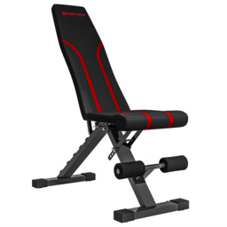 SPORTNOW Foldable Weight Bench, Adjustable Incline Flat Bench Press with 6-Level Backrest, 4-Level Seat, Leg Extension for Home Gym Workout Full Body Strength Training - thumbnail 1