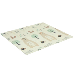 AIYAPLAY Baby Play Mat, Double Sideded Foldable Kids Crawling Mat, Reversible & Waterproof, Animal - thumbnail 1