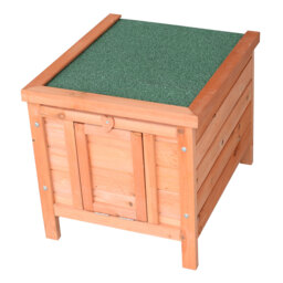 "PawHut 20"" Wooden Rabbit Hutch-Fir Wood - Aosom UK" - thumbnail 8