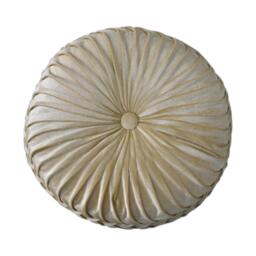 Handcrafted Velvet Pouffe with Deep-Buttoned Diamond Tufting, Opulent Upholstery, Footstool for Living Room, 46L x 46W x 33H cm, Ochre - Aosom UK - thumbnail 9