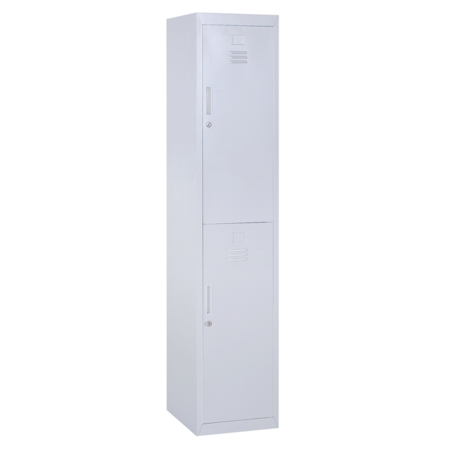 Vinsetto Steel Locker Cabinet, Lockable Office Storage with Shelves, Durable Cold-Rolled Steel, for Schools, Offices, Gyms, Grey - Aosom UK - image 1
