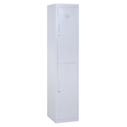 Vinsetto Steel Locker Cabinet, Lockable Office Storage with Shelves, Durable Cold-Rolled Steel, for Schools, Offices, Gyms, Grey - Aosom UK