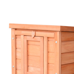 PawHut Wooden Rabbit Hutch Bunny Puppy Cage Guinea Pig Hide House Pet Habitat Small Animals Ferret 51 x 42 x 43 cm, Natural - Aosom UK - thumbnail 9