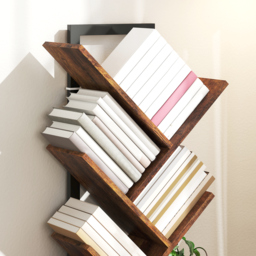 HOMCOM Four-Section Tree Bookcase - Wood-Effect - thumbnail 8