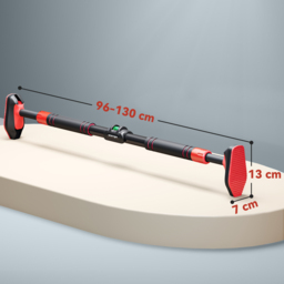 "SPORTNOW Pull Up Bar Doorway No Screws, Door Frame Chin Up Bar with Level Metre, 96-130 cm (37.8""-51.2"") Width Adjustable for Home Gym, Max Load 200kg" - thumbnail 3