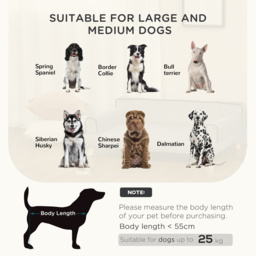 PawHut Dog Sofa with Water-resistant Fabric, Pet Chair Bed for Large, Medium Dogs, Grey, 100 x 62 x 32 cm - Aosom UK - thumbnail 4