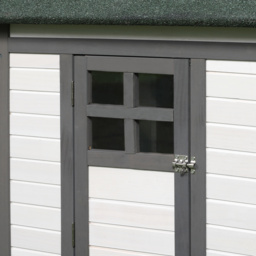 PawHut Chicken Coop Small Animal Pet Cage Wooden Chicken Hutch w/ Nesting Box Outdoor Run Backyard - thumbnail 8