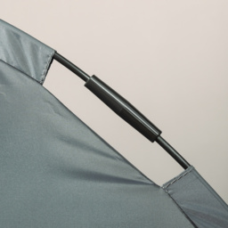 PawHut Elevated Dog Bed: Waterproof Pet Cot with Breathable Mesh & UV Canopy for Medium Dogs - Grey - Aosom UK - thumbnail 8