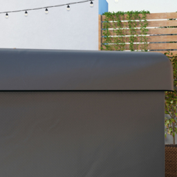 Outsunny Waterproof Swing Bench Cover: Anti-UV Outdoor Furniture Protector, Dark Grey, 215L x 155W x 150Hcm - thumbnail 8