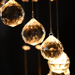 HOMCOM Modern Crystal Chandelier Ceiling Light Pendant Lamp Chrome Finish Glass Droplets New, 160 Octagons, Ф30 x 120cm - thumbnail 9