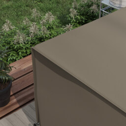 Outsunny Patio Furniture Protector: Weatherproof 600D Oxford Cover for Large Square Sets, 230 x 230 x 70cm, Grey - Aosom UK - thumbnail 8