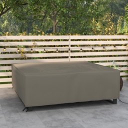 Outsunny Patio Furniture Protector: Weatherproof 600D Oxford Cover for Large Square Sets, 230 x 230 x 70cm, Grey - Aosom UK - thumbnail 2