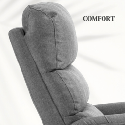HOMCOM Electric Power Lift Recliner Chair with Spring Pack Seat, Fabric Recliner Armchair for Elderly w/ Footrest, Pockets - Aosom UK - thumbnail 7