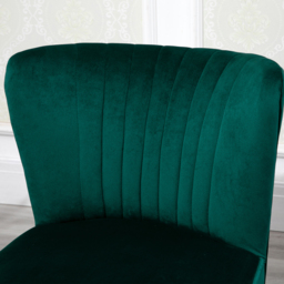 Modern Accent Chair, Fabric Living Room HOMCOM Chair with Rubber Wood Legs and Thick Padding, Green - Aosom UK - thumbnail 7