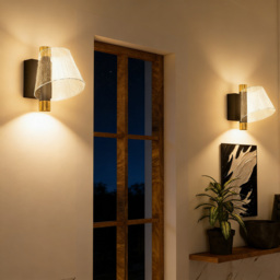 HOMCOM Led Wall Lamp 2 Pack, 5W Modern Indoor Starry Wall Light, Colour Temperature Adjustable 3000K/4000K/6500K, for Bedroom, Living Room, Hallway, Stairs, Black - thumbnail 7