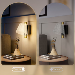 HOMCOM Led Wall Lamp 2 Pack, 5W Modern Indoor Starry Wall Light, Colour Temperature Adjustable 3000K/4000K/6500K, for Bedroom, Living Room, Hallway, Stairs, Black - thumbnail 5