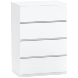 HOMCOM Chest of Drawers, 4-Drawer Storage Cabinets, Modern Dresser, Storage Drawer Unit for Bedroom - thumbnail 1
