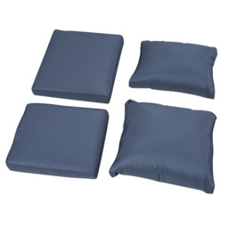 Outsunny 6pc Outdoor Couch Set, Rattan Wicker Furniture with 3-Seat Sofa, 2 Single Sofas, 2 Footstools and Coffee Table - Aosom UK - thumbnail 8