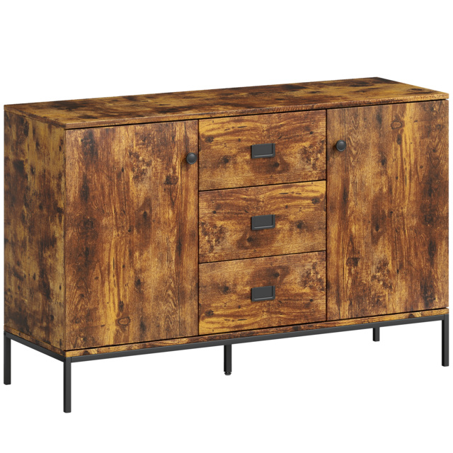 HOMCOM Modern Rustic Brown Sideboard - image 1