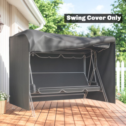 Outsunny Patio Swing Shelter: Waterproof Oxford Canopy for Outdoor Seating, Dark Grey, Ample Coverage - Aosom UK - thumbnail 7