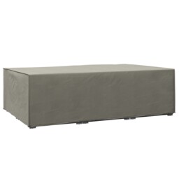 Outsunny Patio Furniture Cover: Rectangular Waterproof Protection for Table & Chairs, 222 x 155 x 67 cm, Grey - Aosom UK