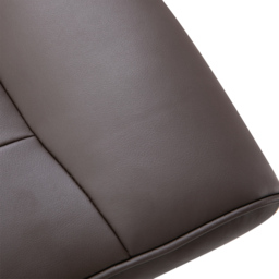 HOMCOM Executive Recliner Chair High Back and Footstool Armchair Lounge Seat Brown - thumbnail 7