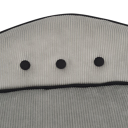 PawHut Pet Sofa Dog Bed Couch Cat Kitten Sponge Removable Cushion Lounge Grey 66.5 x 45 x 35.5 cm - thumbnail 9
