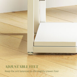 HOMCOM 5-Tier Corner Shelf - White - thumbnail 7