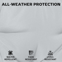 Outsunny Set of 6 Outdoor Seat Cushions with Machine Washable Cover, Water Repellent Seat Cushions Light Grey - thumbnail 5