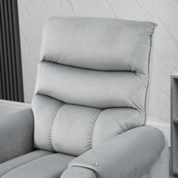 HOMCOM Vibration Massage Rise and Recliner Chair, Electric Power Lift Recliner with Remote Control and Side Pocket, Grey - thumbnail 8