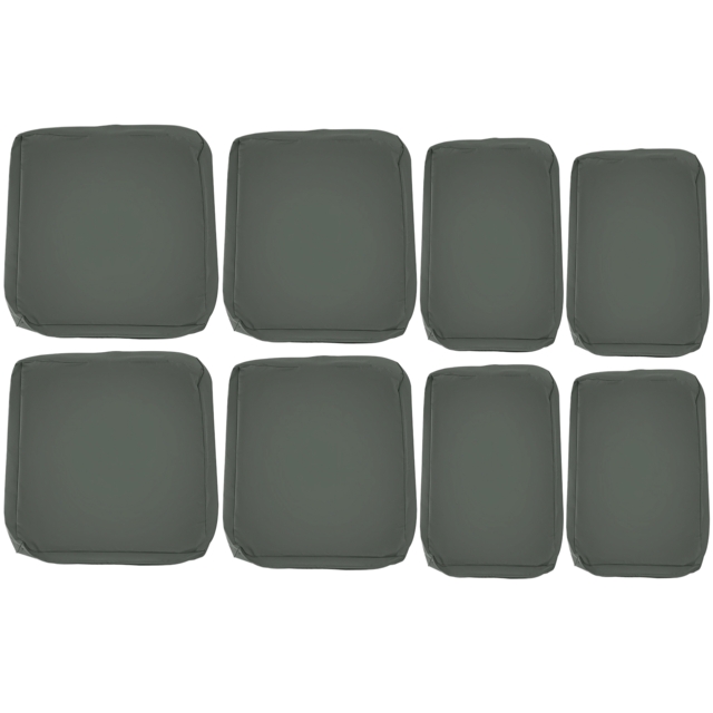 Outsunny Replacement Cushion Cover Garden Rattan Patio Furniture Seat Cover Polyester Outdoor- No Cushion Included - Aosom UK - image 1