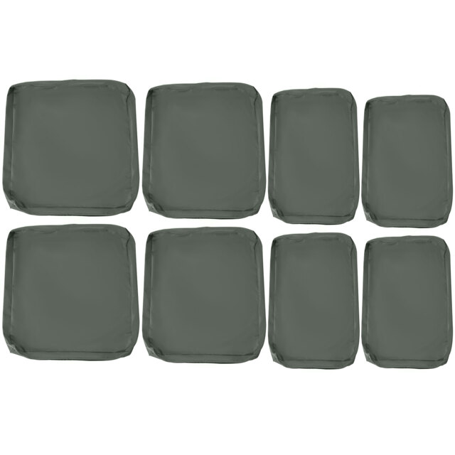 Outsunny Replacement Cushion Cover Garden Rattan Patio Furniture Seat Cover Polyester Outdoor- No Cushion Included - Aosom UK - image 1