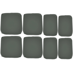 Outsunny Replacement Cushion Cover Garden Rattan Patio Furniture Seat Cover Polyester Outdoor- No Cushion Included - Aosom UK