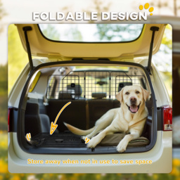 PawHut Dog Guard for Cars with Adjustable Width 93-150cm - Aosom UK - thumbnail 7