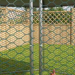PawHut 4 x 3.5 x 2.6m Chicken Coop for 10-15 Chickens, Hens, Rabbits, Ducks, Outdoor Garden Chicken Run - thumbnail 9